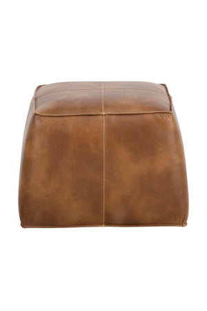 Leather Inspired Cube Ottoman | Splendido Aspen | Oroa.com