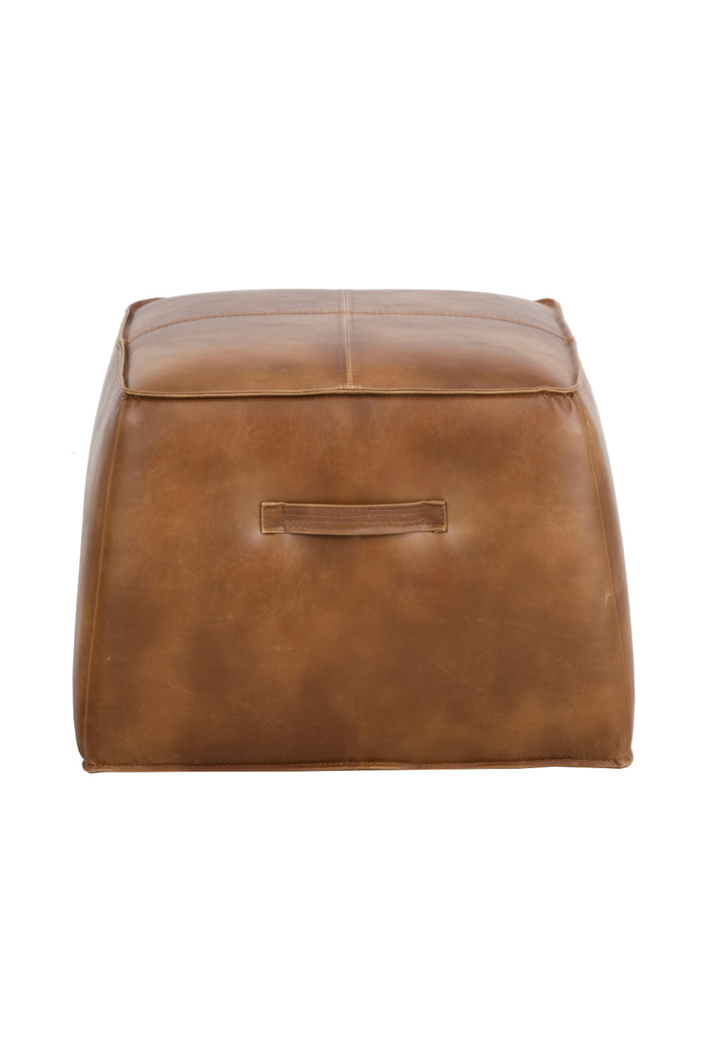 Leather Inspired Cube Ottoman | Splendido Aspen | Oroa.com