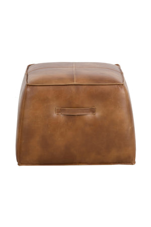 Leather Inspired Cube Ottoman | Splendido Aspen | Oroa.com