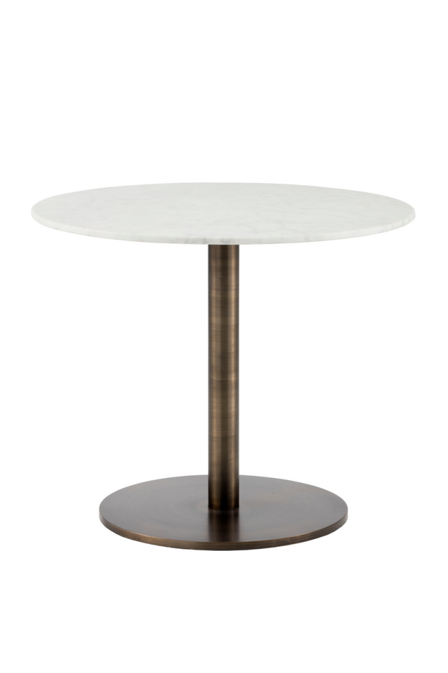 Modern European furniture - Round Carrara Marble Bistro Table  - www.oroa.com