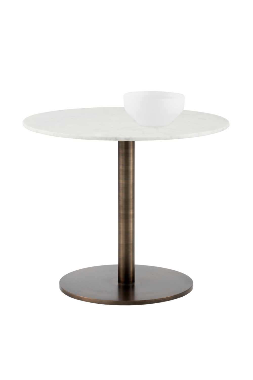   Modern European furniture - Round Carrara Marble Bistro Table  - www.oroa.com | Oroa.com