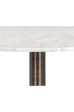   Modern European furniture - White Carrara Marble Counter Table - www.oroa.com | Oroa.com