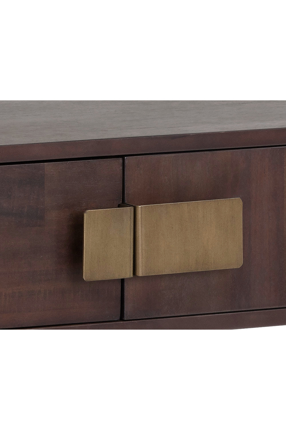   Modern European furniture - Brown Wooden 2-Drawer Console Table - www.oroa.com | Oroa.com