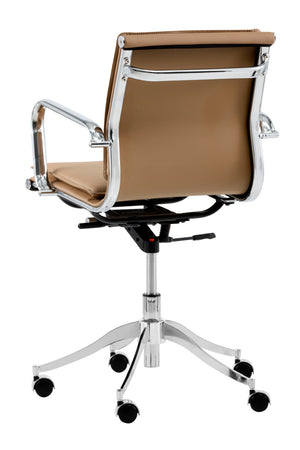 Modern European furniture - Padded Leather Swivel Office Chair - www.oroa.com
