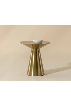 Modern European furniture - Yellow Gold End Table - www.oroa.com