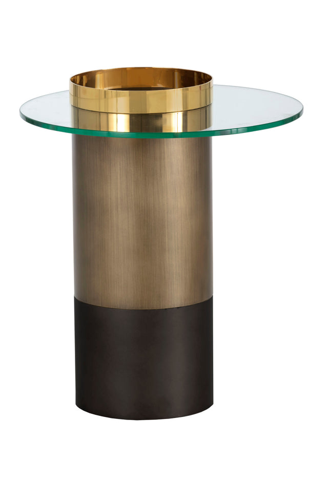 Modern European furniture - Gold Tray Top End Table - www.oroa.com