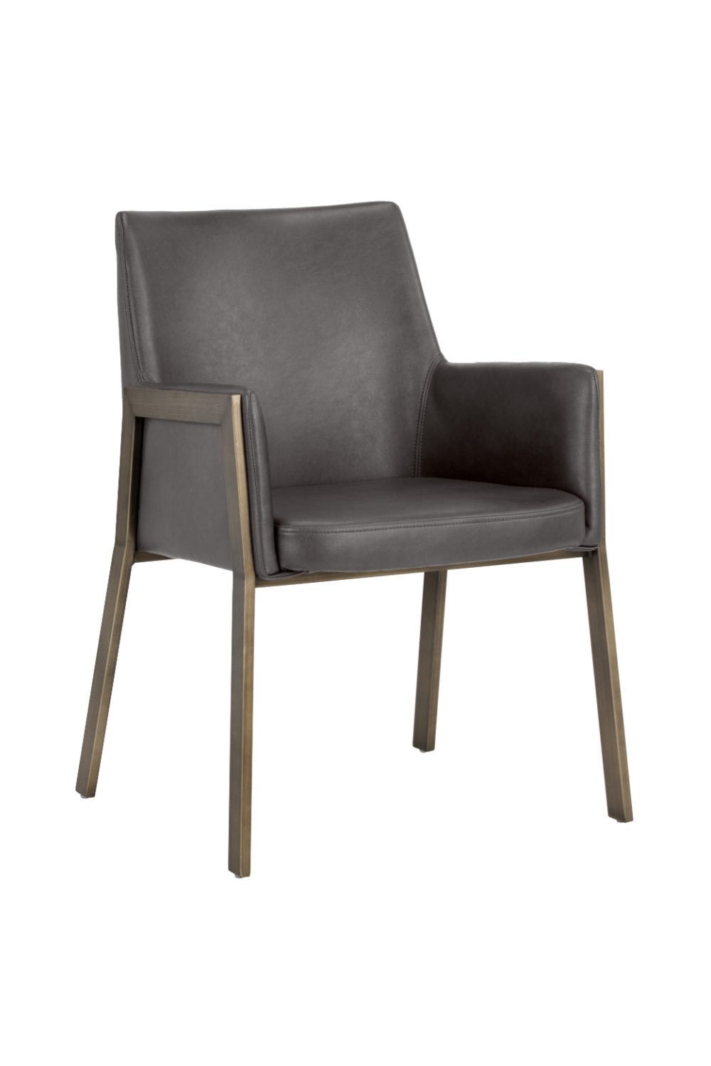 Modern European furniture - Leather Look Dining Armchair - www.oroa.com