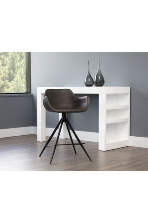   Modern European furniture - Metal Base Swivel Counter Stool - www.oroa.com | Oroa.com
