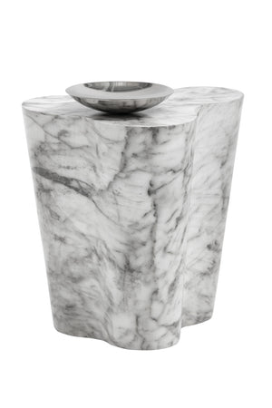   Modern European furniture - Marble-Look Indoor/Outdoor End Table S - www.oroa.com | Oroa.com