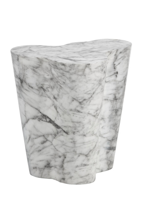Modern European furniture - Marble-Look Indoor/Outdoor Side Table L - www.oroa.com