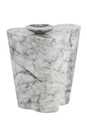 Modern European furniture - Marble-Look Indoor/Outdoor Side Table L - www.oroa.com