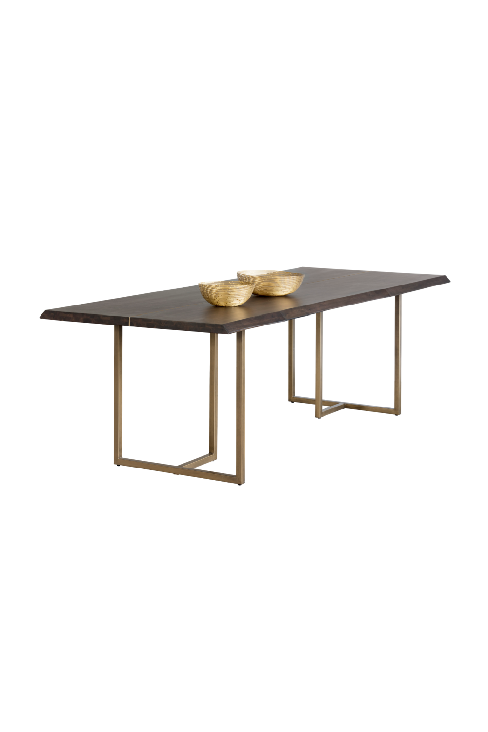   Modern European furniture - Smoked Acacia Wood Dining Table - www.oroa.com | Oroa.com