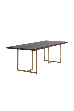  Modern European furniture - Smoked Acacia Wood Dining Table - www.oroa.com | Oroa.com