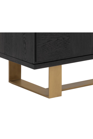   Modern European furniture - Checkered Smoked Acacia Sideboard - www.oroa.com | Oroa.com