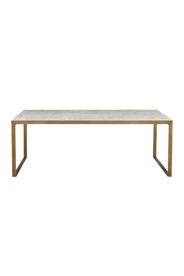Modern European furniture - White Italian Marble Coffee Table - www.oroa.com