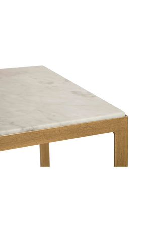 Modern European furniture - White Italian Marble Coffee Table - www.oroa.com