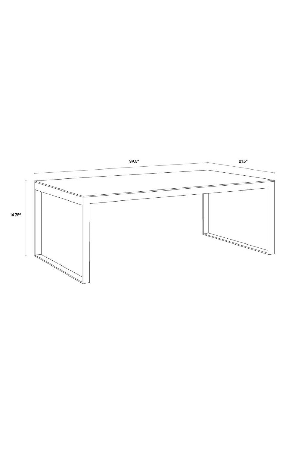 Modern European furniture - White Italian Marble Coffee Table - www.oroa.com