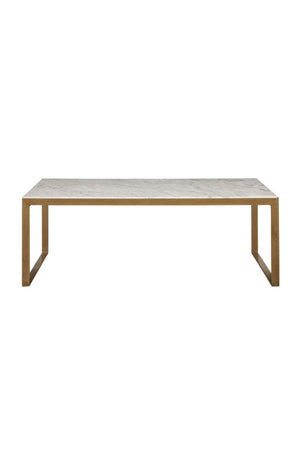Modern European furniture - White Italian Marble Coffee Table - www.oroa.com