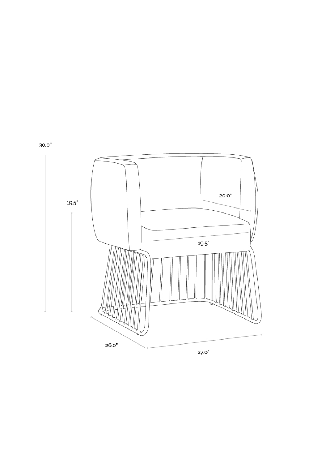   Modern European furniture - Green Fabric Modern Dining Chair - www.oroa.com | Oroa.com