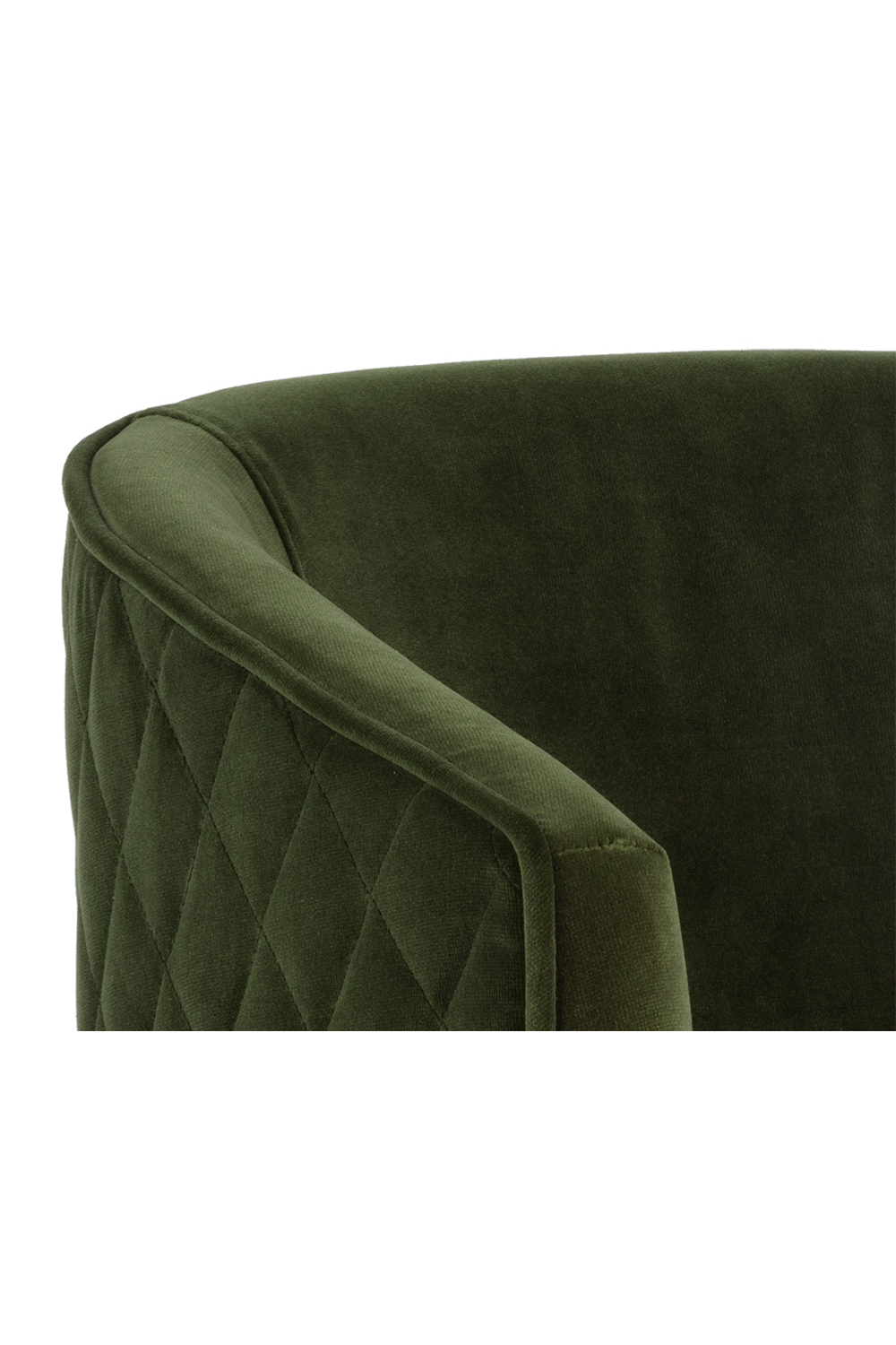   Modern European furniture - Green Diamond-Stitched Dining Chair - www.oroa.com | Oroa.com