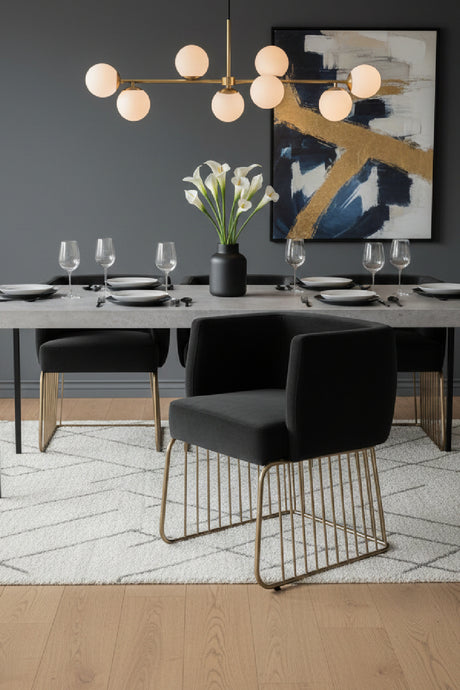   Modern European furniture - Gray Fabric Modern Dining Chair - www.oroa.com | Oroa.com