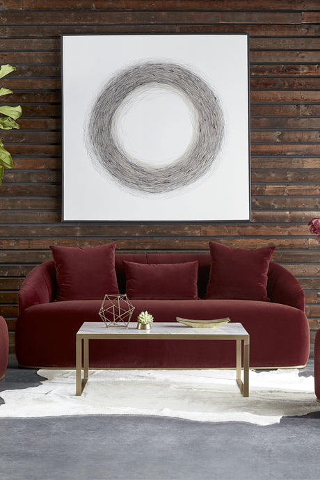 Channel-Tufted Velvet Sofa | Splendido Astrid | Oroa.com