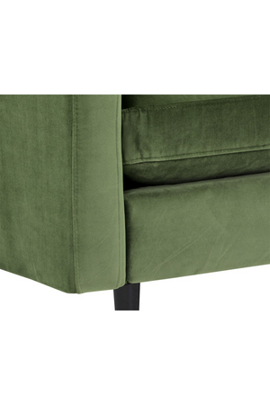   Modern European furniture - Channeled Green Velvet Sofa - www.oroa.com | Oroa.com