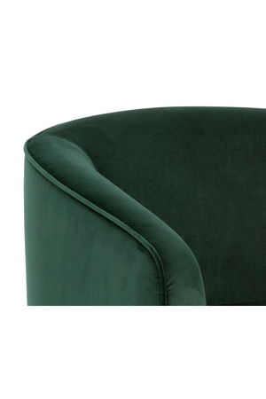 Modern European furniture - Curved Swivel Lounge Chair - www.oroa.com