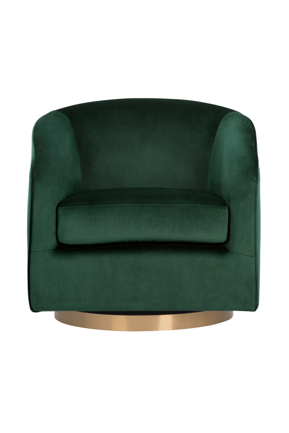 Modern European furniture - Curved Swivel Lounge Chair - www.oroa.com
