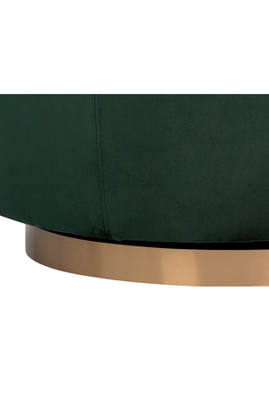 Modern European furniture - Curved Swivel Lounge Chair - www.oroa.com