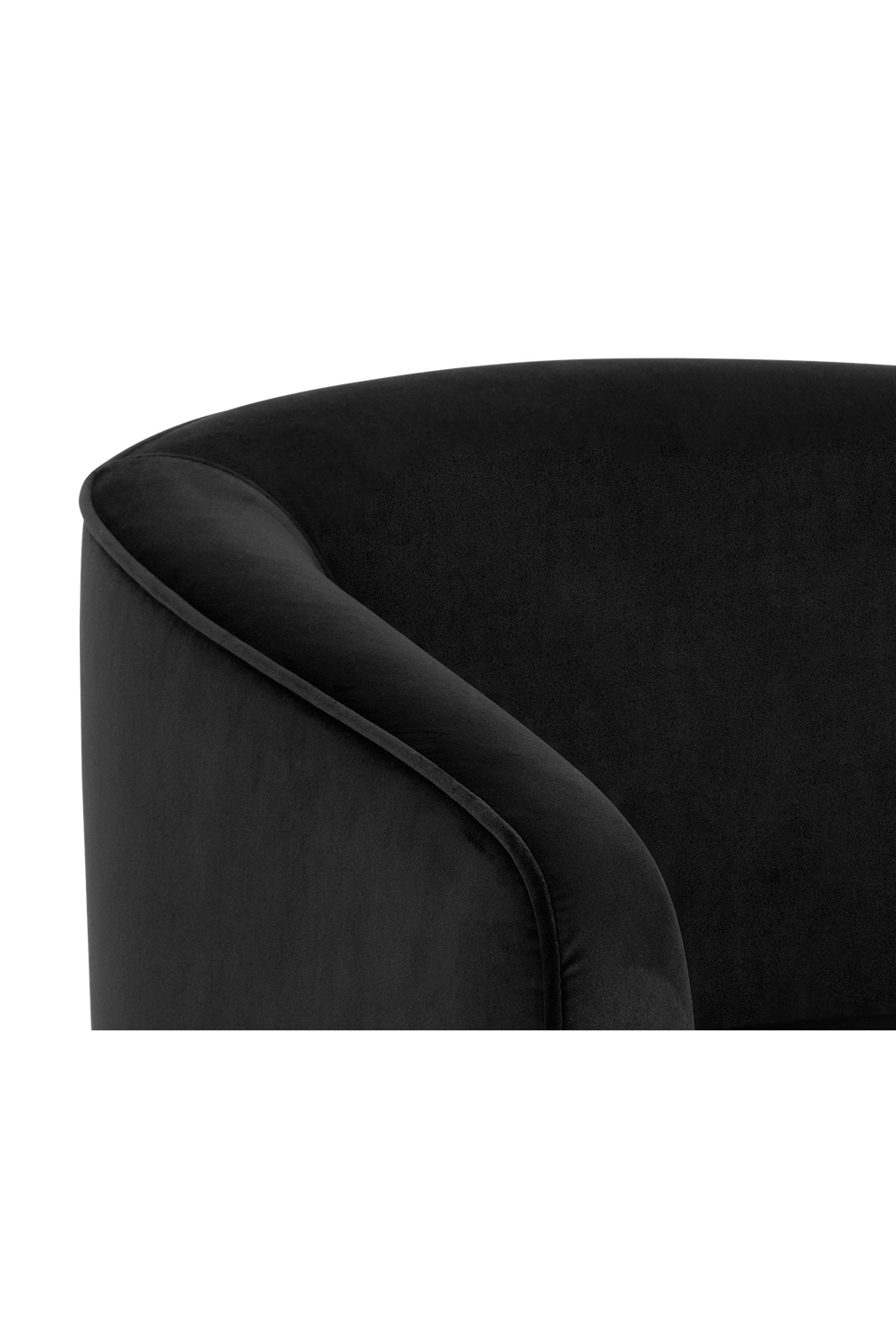 Modern European furniture - Curved Swivel Lounge Chair - www.oroa.com