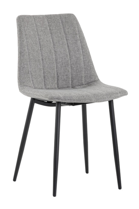 Modern European furniture - Channel-Tufted Dining Chairs (2) - www.oroa.com