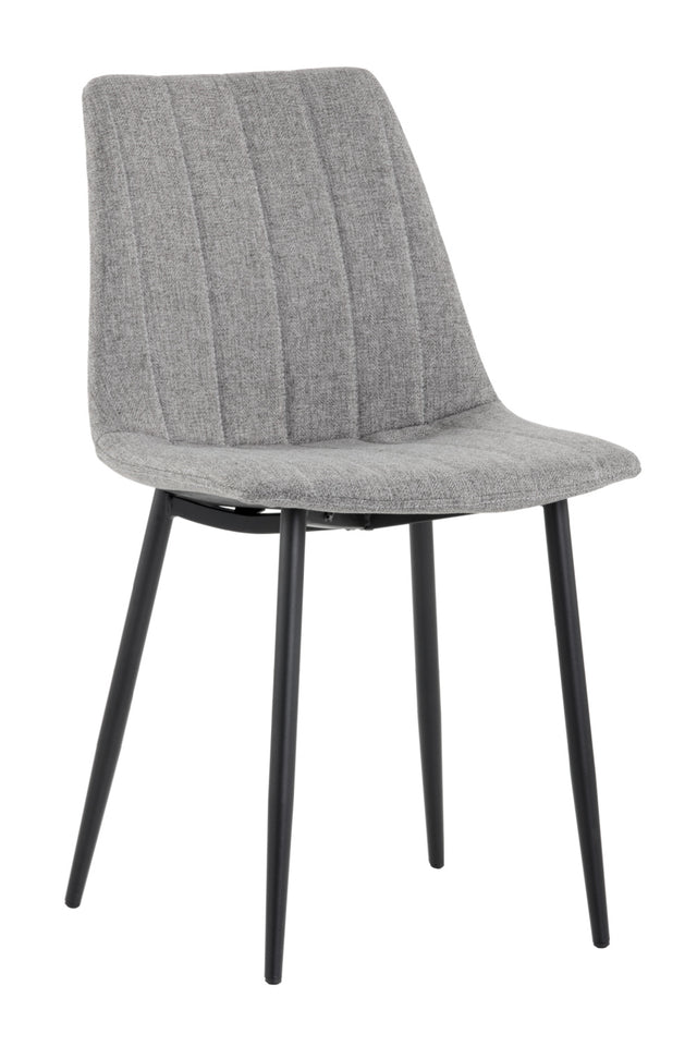 Modern European furniture - Channel-Tufted Dining Chairs (2) - www.oroa.com