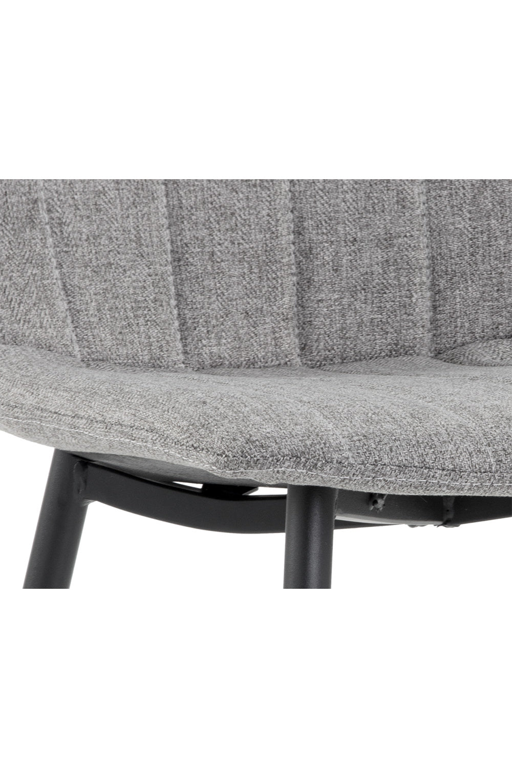 Modern European furniture - Channel-Tufted Dining Chairs (2) - www.oroa.com