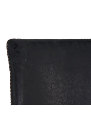 Modern European furniture - Leather Look Mid-Century Dining Chairs (2) - www.oroa.com