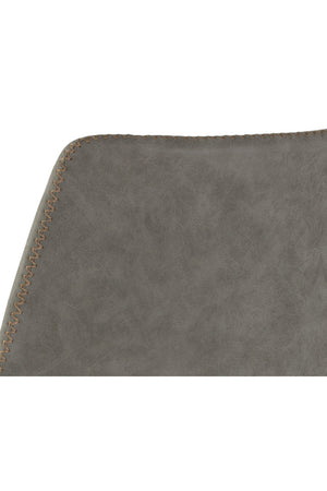 Modern European furniture - Leather-Look Mid-Century Counter Stools (2) - www.oroa.com