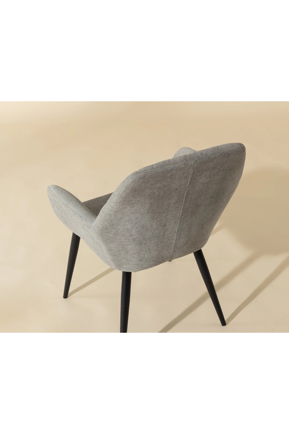   Modern European furniture - Gray Diamond-Tufted Dining Armchair  - www.oroa.com | Oroa.com