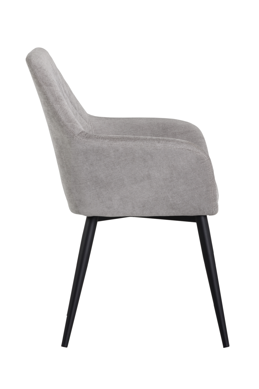   Modern European furniture - Gray Diamond-Tufted Dining Armchair  - www.oroa.com | Oroa.com