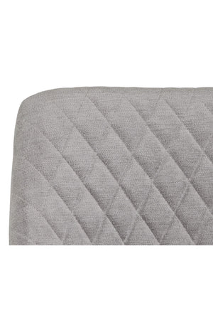   Modern European furniture - Gray Diamond-Tufted Dining Armchair  - www.oroa.com | Oroa.com
