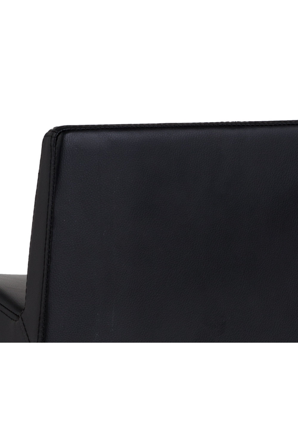 Modern European furniture - Black Leather Look Counter Stool - www.oroa.com