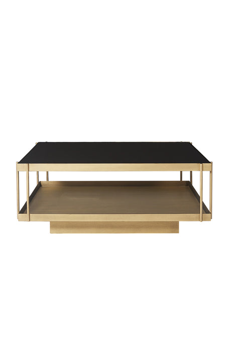   Modern European furniture - Square Black Glass Coffee Table - www.oroa.com | Oroa.com