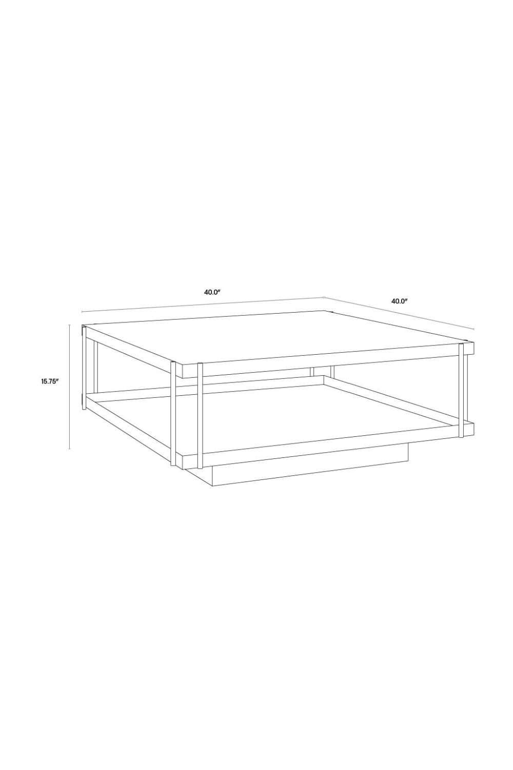   Modern European furniture - Square Black Glass Coffee Table - www.oroa.com | Oroa.com