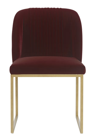   Modern European furniture - Ruched Back Dining Chairs (2) - www.oroa.com | Oroa.com