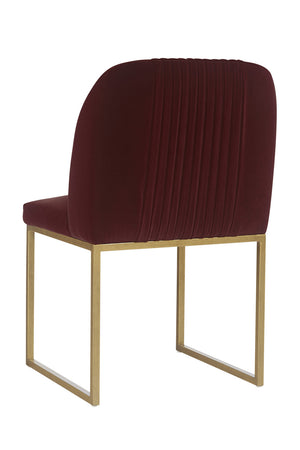   Modern European furniture - Ruched Back Dining Chairs (2) - www.oroa.com | Oroa.com