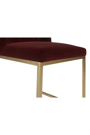   Modern European furniture - Ruched Back Dining Chairs (2) - www.oroa.com | Oroa.com