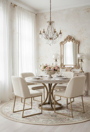   Modern European furniture - Ruched Back Dining Chairs (2) - www.oroa.com | Oroa.com