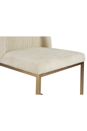   Modern European furniture - Ruched Back Dining Chairs (2) - www.oroa.com | Oroa.com