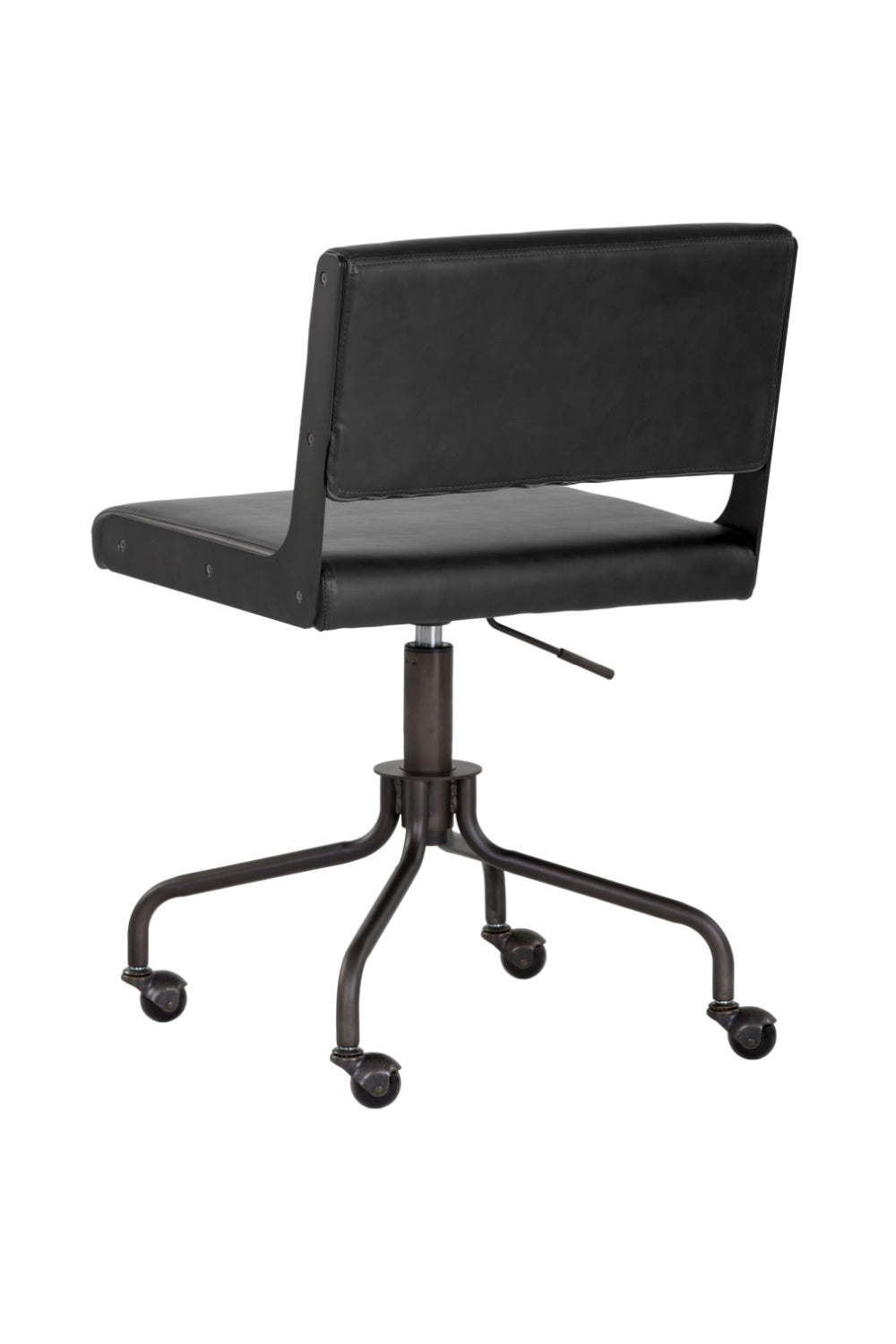 Modern European furniture - Black Leather Look Office Chair - www.oroa.com