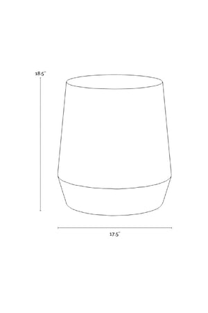   Modern European furniture - Etched Aluminum End Table - www.oroa.com | Oroa.com
