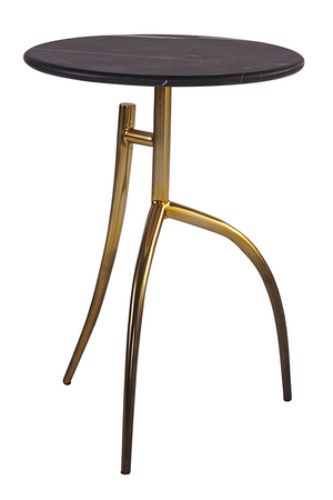   Modern European furniture - Black Marble End Table - www.oroa.com | Oroa.com